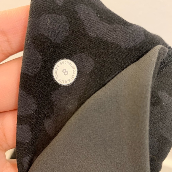 Lululemon Rejuvenate Bra - Graphite Gray / Formation Camo Deep Coal Multi - Picture 8 of 8